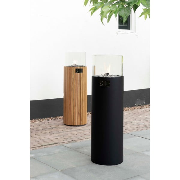 Melna gāzes lampa COSI Pillar, augstums 106 cm-image-1
