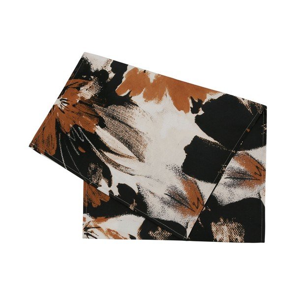 Kokvilnas galda celiņš 50x160 cm Fleurs – Côté Table-image-1