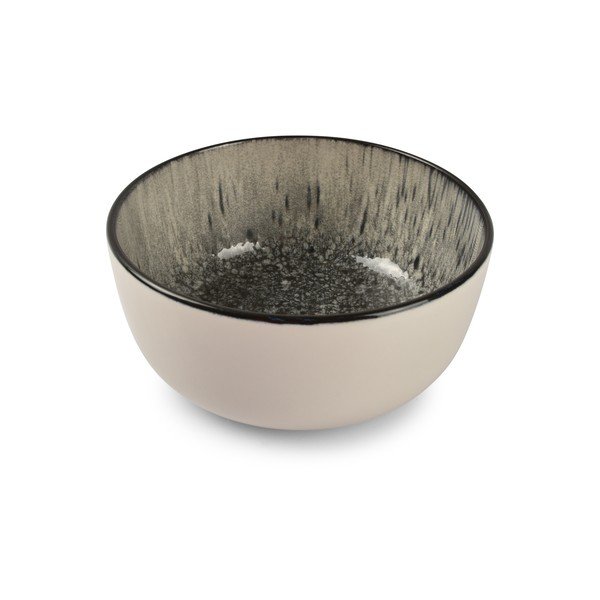 Melna/krēmkrāsas akmensmasas bļodiņa 740 ml Gravel – ONA