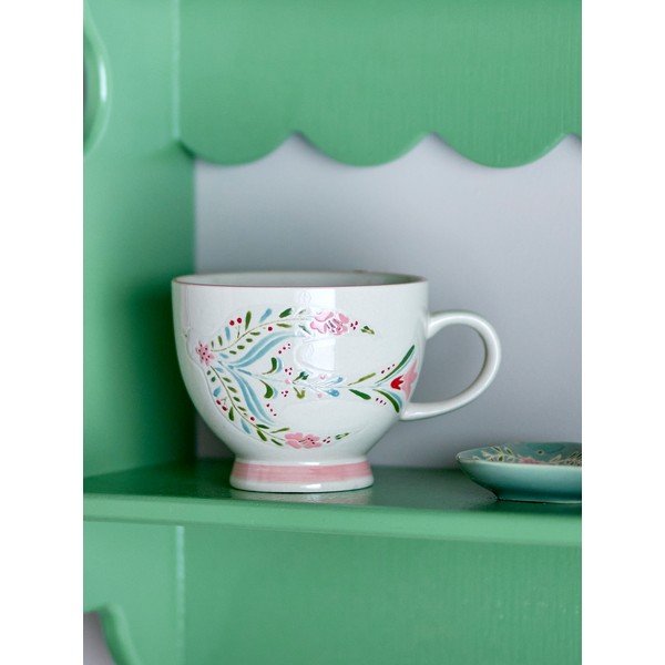 Baltas keramikas krūzes (4 gab.) 400 ml Rosalynde – Bloomingville-image-1