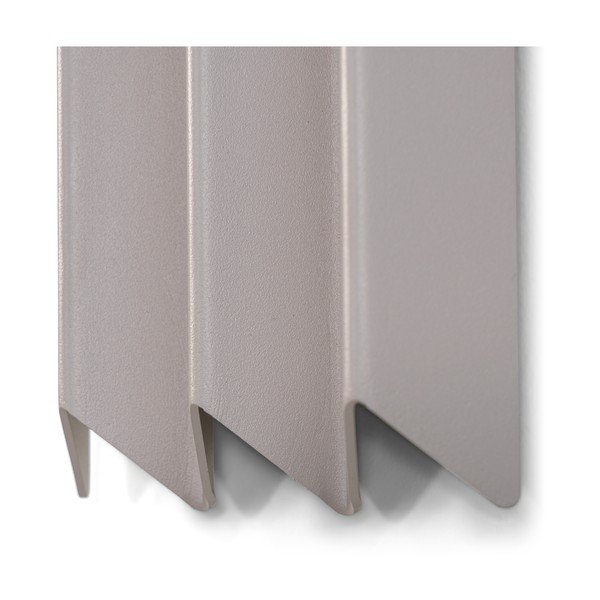 Pelēkbrūns metāla sienas pakaramais ar plauktu 13 cm Sensu – Spinder Design-image-4