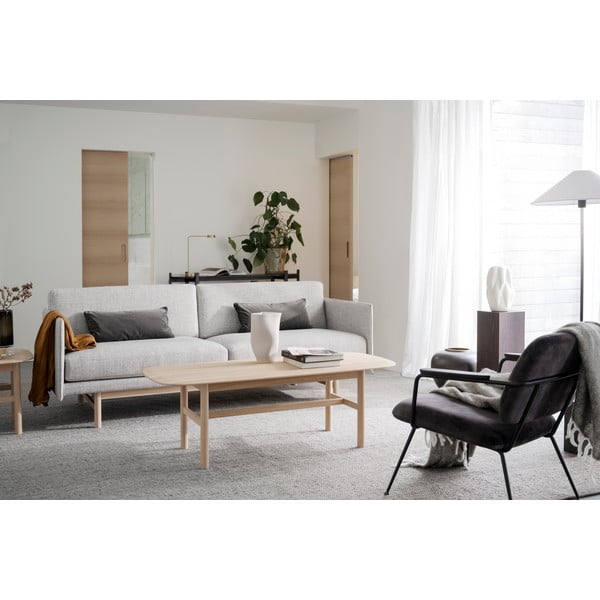 Gaiši pelēks vilnas paklājs 340x240 cm Auckland – Rowico-image-4