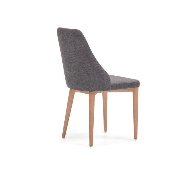 Tumši pelēks ēdamistabas krēsls Rosie – Kave Home-image-4