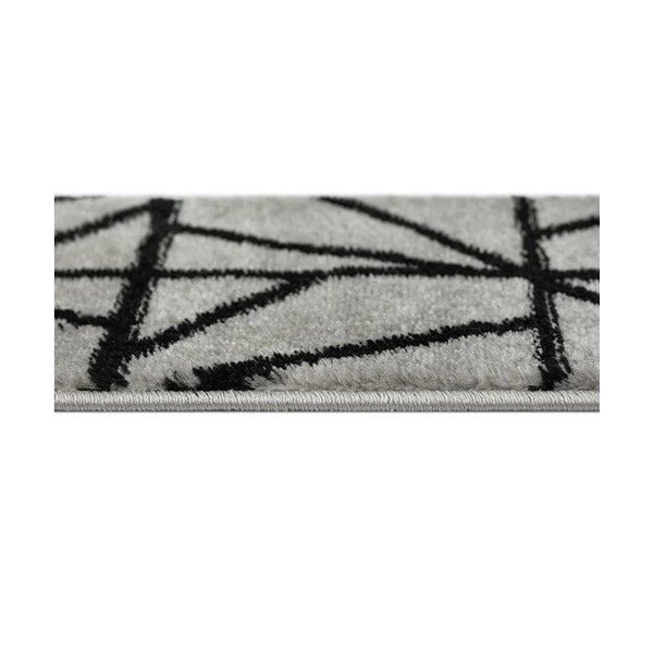 Melni/pelēki kāpņu paklāji (13 gab.) 22x73 cm Striped – Mila Home-image-1