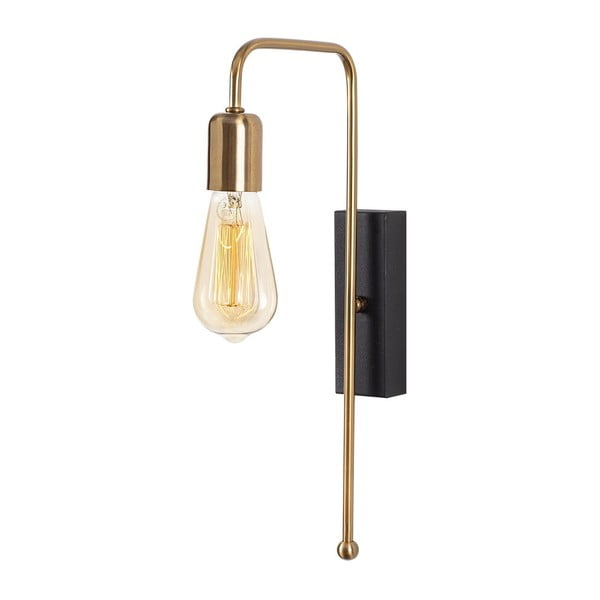 Zelta krāsas sienas lampa Pahoma – Opviq lights-image-1
