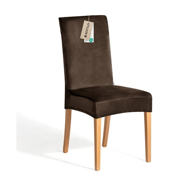 Brūns uzvelkams pārvalks krēslam 48 cm Sento – Restilo-image-2