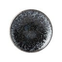 Melni pelēks keramikas šķīvis MIJ Pearl, ø 17 cm