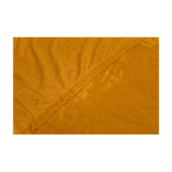 Medus dzeltens mikroplīša palags My House, 180 x 200 cm-image-1