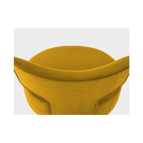 Sinepju dzeltena Custom Form Flippin krēsls-image-2