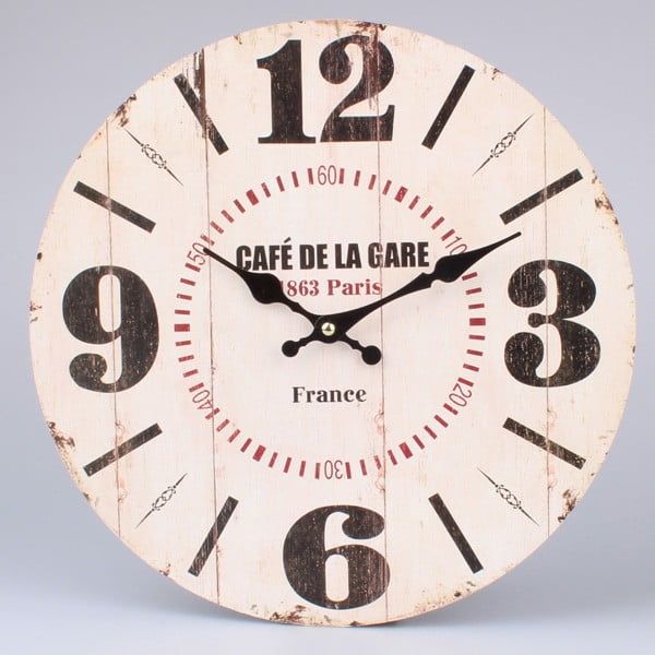 Koka pulkstenis Café De La Gare