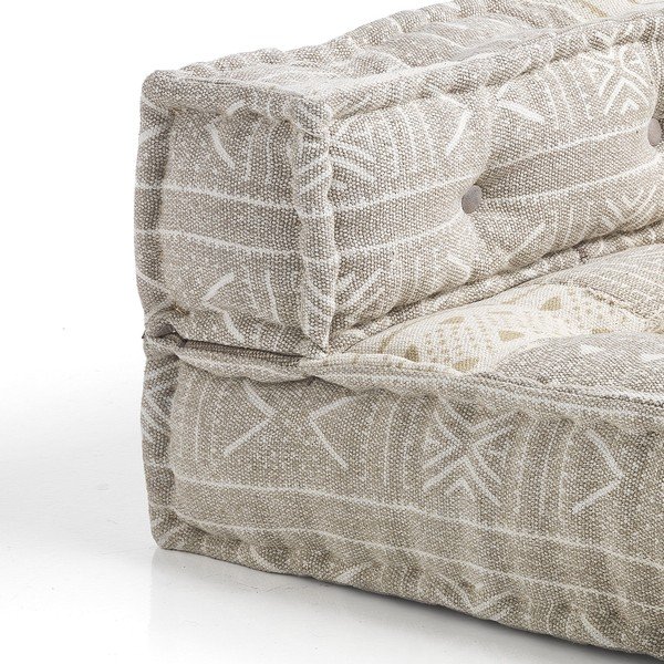 Balta/bēša modulārā dīvāna daļa (ar maināmu stūri) Yara – Tomasucci-image-2