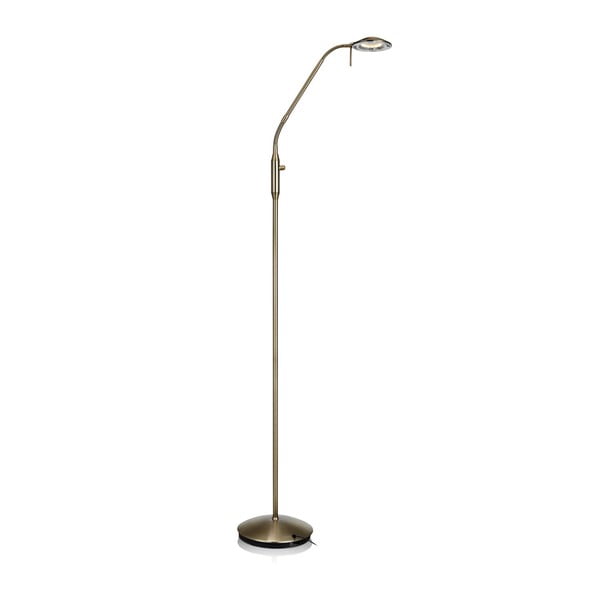 Bronzas krāsas LED stāvlampa ar metāla abažūru (augstums 152 cm) Hudson – Markslöjd