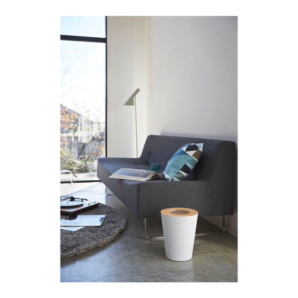 Balts atkritumu grozs YAMAZAKI Rin Round-image-1