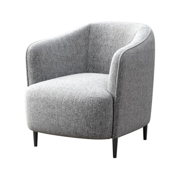 Gaiši pelēks atpūtas krēsls Galbe – Ghado-image-2