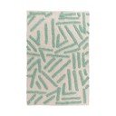Piparmētru zaļš/krēmkrāsas mazgājams paklājs 60x90 cm Athena – douceur d'intérieur