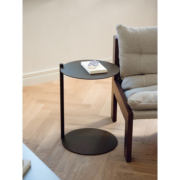Tērauda apaļš sānu galdiņš ø 40 cm Ande – noo.ma-image-1