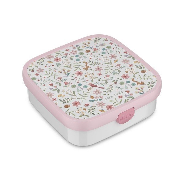 Balta/rozā plastmasas bērnu pusdienu kārba Fairy Wonders – Mepal