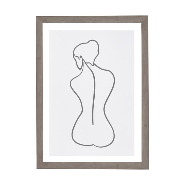 Sienas glezna rāmī Surdic Woman Lines, 30 x 40 cm