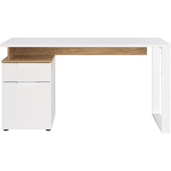 Darba galds ar baltu galda virsmu 61x140 cm Hasselt – Germania