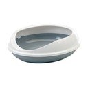 Balta/pelēka kaķu pakaišu kaste 49x55 cm Savic Figaro – Plaček Pet Products