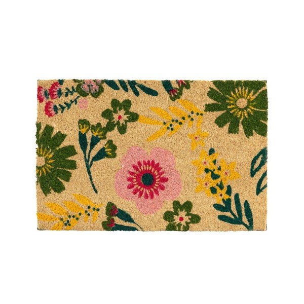 Kokosšķiedras kājslauķis 40x60 cm Flora – Casa Selección