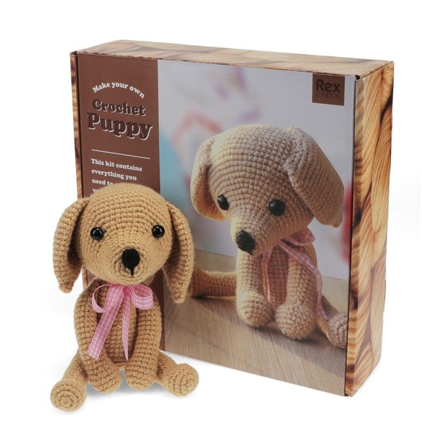 Radošais komplekts DIY Crochet Puppy – Rex London