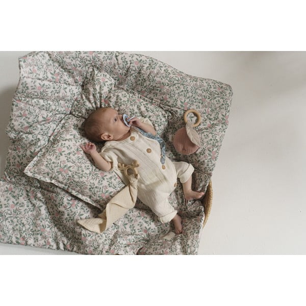 Bēša bērnu gultas veļa Apricot – Malomi Kids-image-1