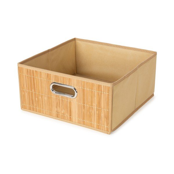 Bambusa uzglabāšanas grozs 31x31x15 cm Anji – Compactor-image-3