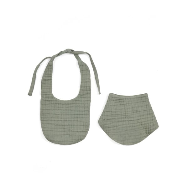 Zaļi muslīna krūšautiņi (2 gab.) Prune – Kave Home