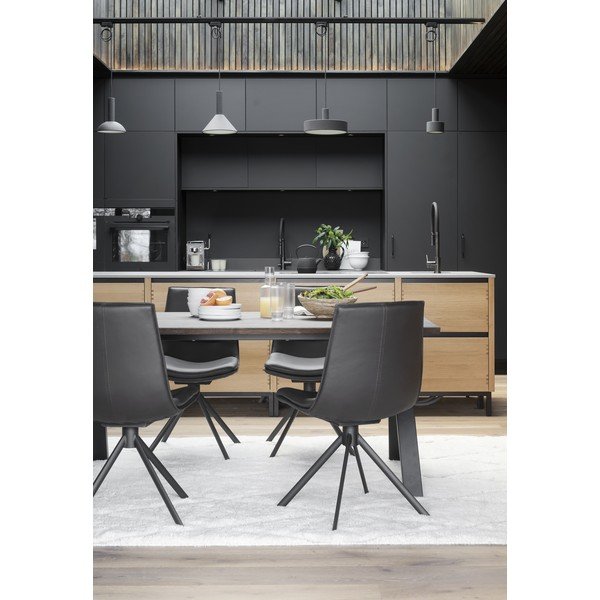 Saliekams ēdamgalds ar ozolkoka imitācijas virsmu 170x100 cm Carradale – Rowico-image-1