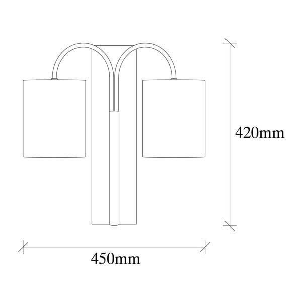 Melna metāla sienas lampa Opviq lights Aristo-image-3