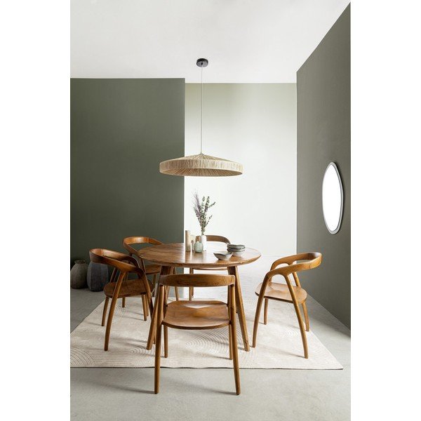 Mango masīvkoka apaļš ēdamgalds ø 120 cm Sylvester – Bizzotto-image-1