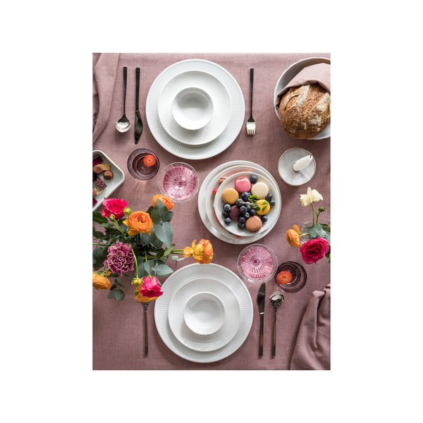 Sudraba krāsas nerūsējošā tērauda galda piederumi (16 gab.) Fuga – Gense-image-4