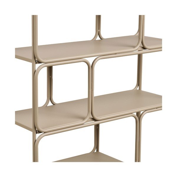 Bēšs daudzlīmeņu metāla sienas plaukts 48 cm Lanciano – House Nordic-image-4