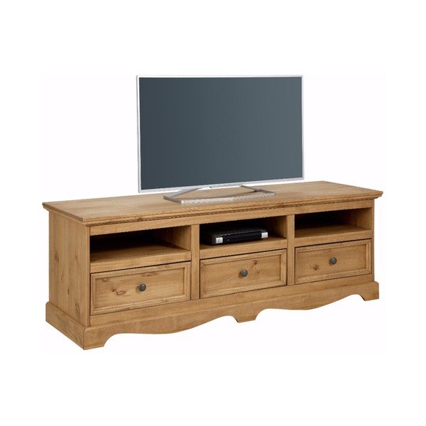 TV kumode no priedes masīvkoka Støraa Monty, platums 163 cm-image-2