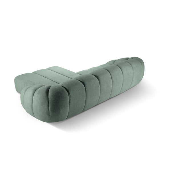 Gaiši zaļš stūra dīvāns (ar labo stūri) Diana – Micadoni -image-3