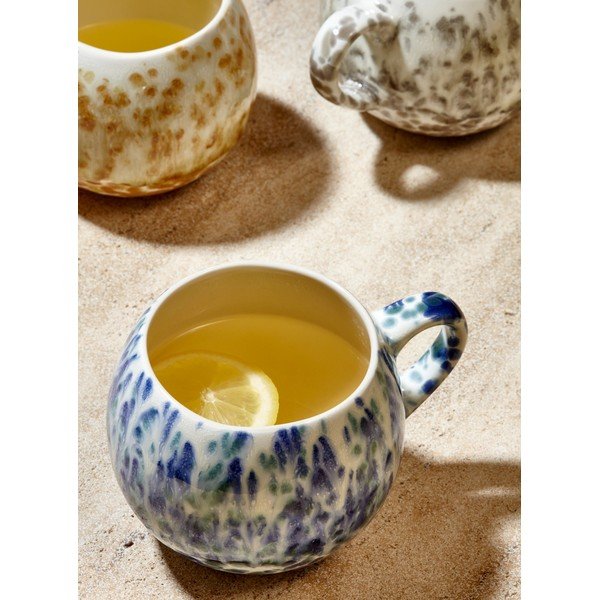Pelēka akmensmasas krūze 460 ml Muggies – Salt&Pepper-image-1