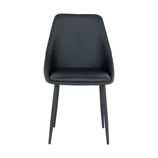 Melni ēdamistabas krēsli (2 gab.) Porto – House Nordic-image-1