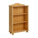 Dabīga toņa priedes masīvkoka grāmatplaukts 77x116 cm Ella – Støraa