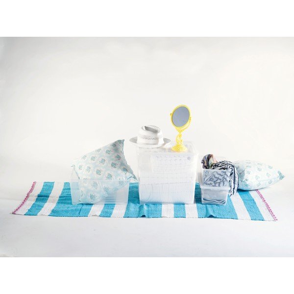 Plastmasas uzglabāšanas kaste ar vāku 40x34x17 cm – Curver-image-1