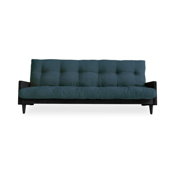 Izvelkamais dīvāns Karup Design Indie Black/Dark Blue