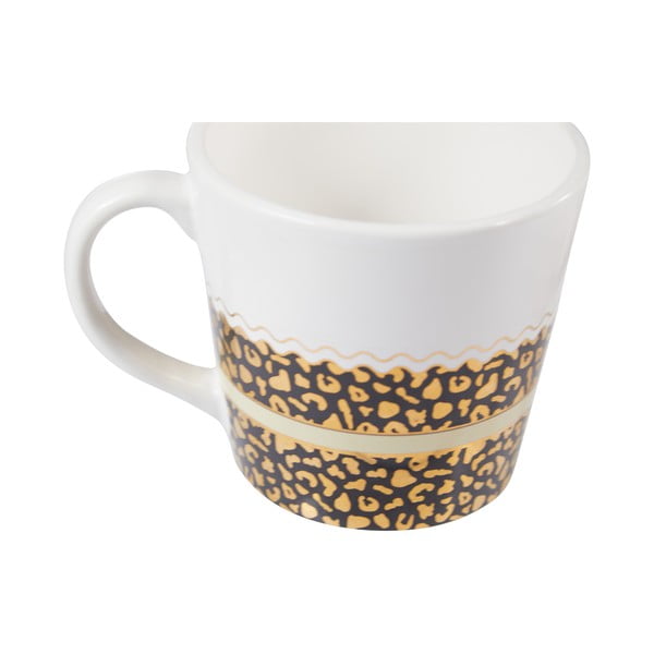 Baltas/zelta krāsas māla krūzes (2 gab.) 300 ml London – Premier Housewares-image-1