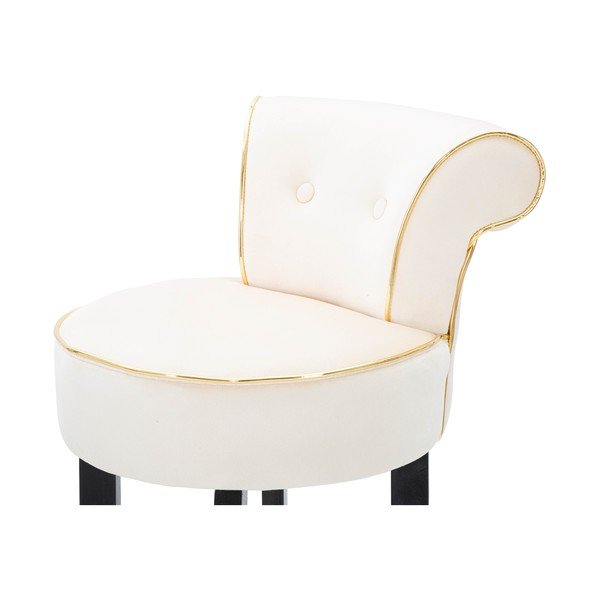 Krēmkrāsas samta bāra krēsls 96 cm Luxy – Mauro Ferretti-image-4