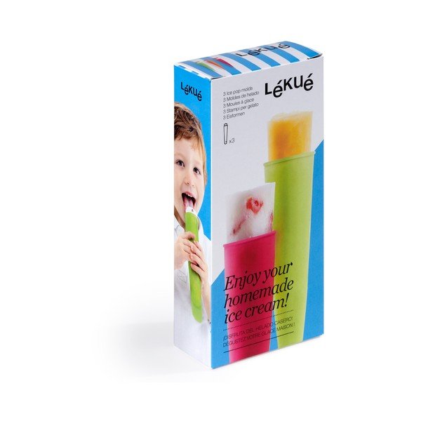 3 silikona popsikļu veidņu komplekts Lékué Pop-image-2