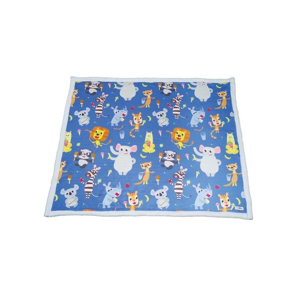 Zila bērnu sega 80x100 cm – OYO kids-image-1