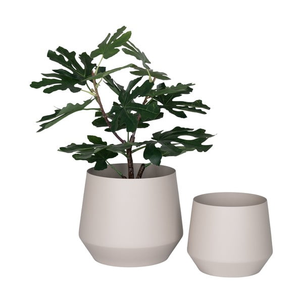 Metāla puķu poda apvalki (2 gab.) ø 25 cm Trofa – House Nordic-image-2