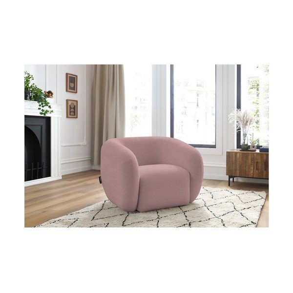 Gaiši rozā atpūtas krēsls Celine – Bobochic Paris-image-1