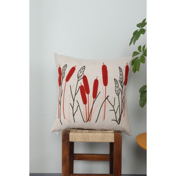 Lina dekoratīvais spilvens 43x43 cm Straw – Mioli Decor-image-1