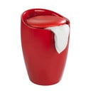 Sarkans veļas grozs un taburete divi vienā Wenko Candy, 20 l
