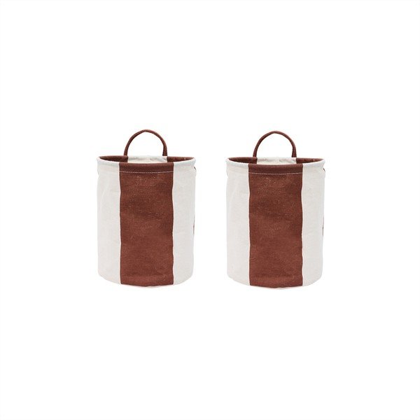 Tekstila uzglabāšanas grozi (2 gab.) ø 18x22 cm Kara – OYOY Living Design